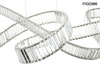 MOOSEE lampa wisząca WAVE 160B chrom