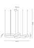 MOOSEE lampa wisząca WAVE 160B chrom