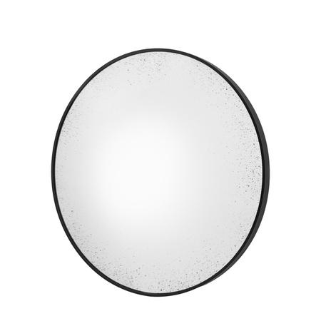 Yardley Convex Round Mirror Black 800mm