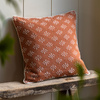 Lanzo Woven Cushion Terracotta 450x450mm