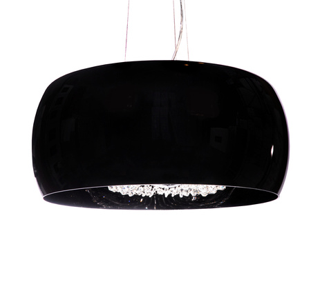 NOWOCZESNA LAMPA WISZĄCA CZARNA DISPOSA D50