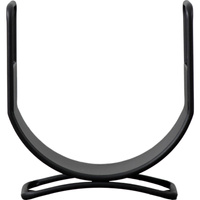 Kosz na drewno Bronte, czarny, 380 x 150 x 410 mm