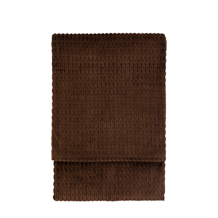 Winson Flannel Throw Chocolate 1400x1800mm