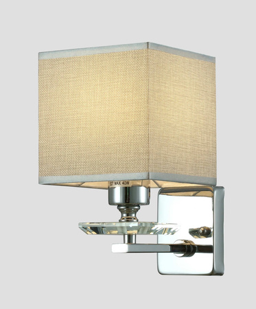 LAMPA ŚCIENNA KINKIET CHROMOWANY LINIANO W1