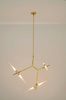 MOOSEE lampa wisząca CANDELABR 6 złota