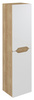 WAVE szafka wysoka 35x140x30cm, bała/dąb Alabama