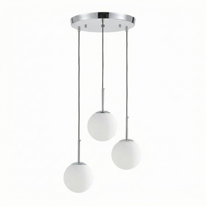 NOWOCZESNA POTRÓJNA LAMPA CHROMOWANA FREDICA W3