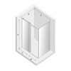 KABINA SOFTI BLACK PROSTOKĄTNA 120x100x200 CZYSTE 8mm ACTIVE SHIELD