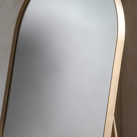Holworth Cheval Mirror Oak 500x35x1500mm