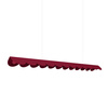 Lampa wisząca BISCUIT burgund LED 3000K