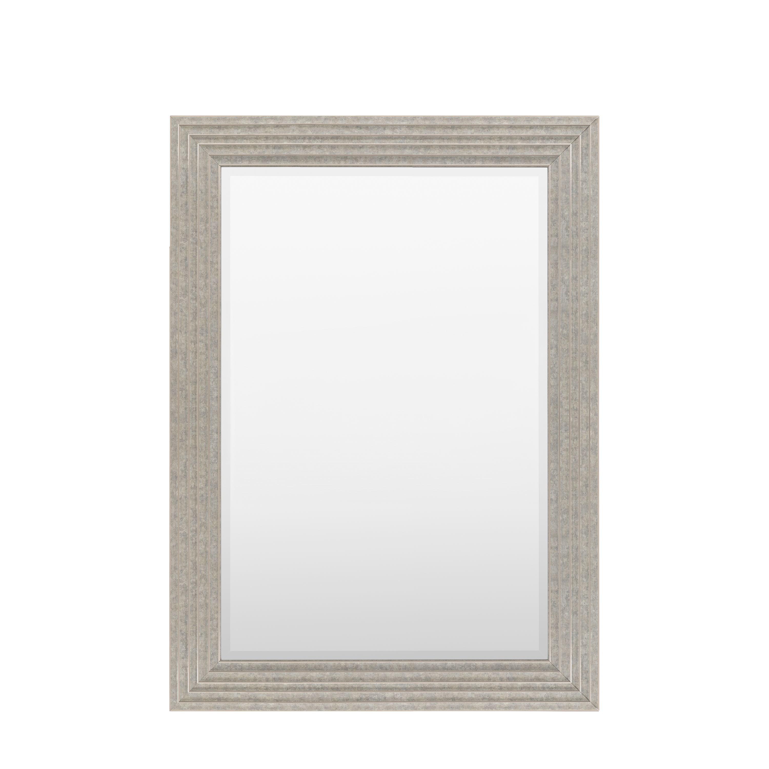 Lustro Whitechapel – srebrne, 77 × 3,5 × 107 cm