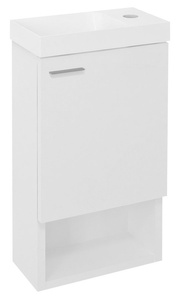 LATUS XI szafka pod umywalkę 30x53x16,5cm, biały połysk