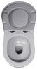 INFINITY miska WC wisząca, Rimless, 36,5x53cm, stone grey