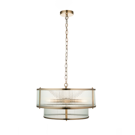 Ridgeton 5 Pendant Light Antique Brass