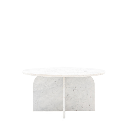 Amalfi Coffee Table White 800x800x400mm