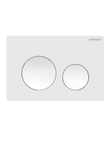 Przycisk toaletowy prostokątny biały mat YOSEMITE MATTE WHITE UP003-MW18