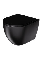 Miska WC VORTEX z deską czarny mat CANEO TR2196DF-U18