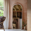Helsinki Arch Leaner Mirror LimedOak 600x60x1600mm