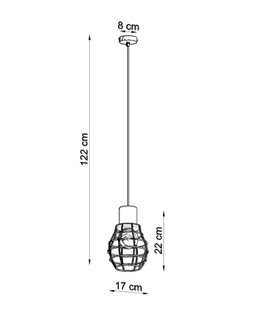 Lampa wisząca LUGO