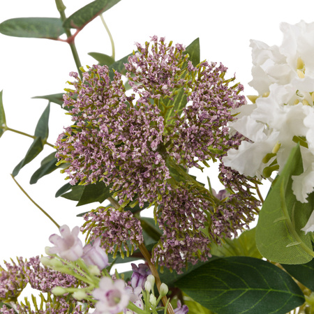 Lilac Mixed Wrapped Bouquet 210x310x750mm