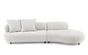 Sofa BIZZOTTO AFRODITE 4-osobowa – regulowane oparcia, contemporary design