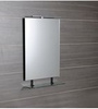 WEGA lustro z półką 600x800mm, czarny mat