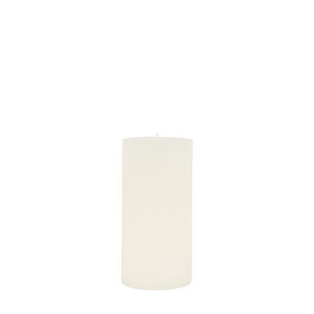Pillar Candle Rustic White (2pk) 90x90x180mm