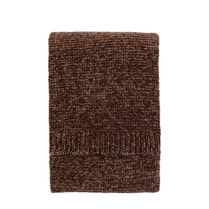 Deco Luxe Chunky Chenille Throw Choc 1300x1700mm