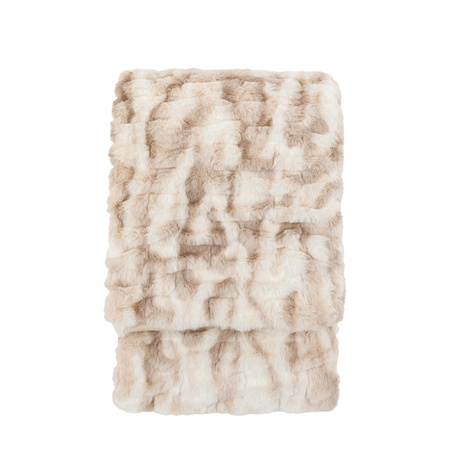 Deco Luxe Ruched Faux Fur Throw 1300x1700mm