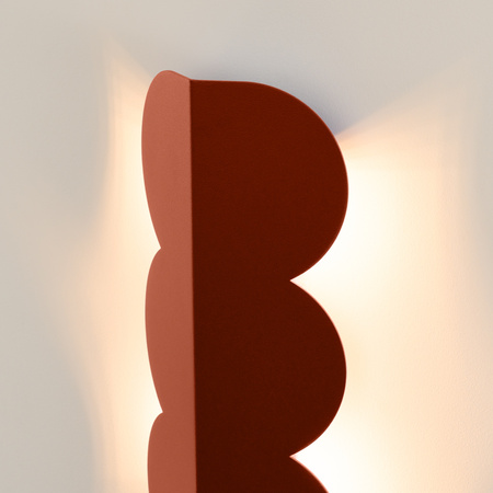 Kinkiet BISCUIT ochra czerowna