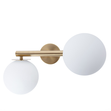 AVOLA kinkiet 2 złoty/biały