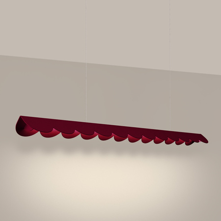 Lampa wisząca BISCUIT burgund LED 3000K