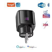 Gniazdo-wtyczka Inteligentna, WiFi, 20A, czarna