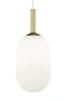 PLUUM lampa wisząca złoty szczotkowany