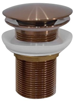 AURUM korek umywalkowy 5/4", klik- klak, miedź mat