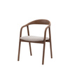 Madrid Dining Chair Walnut UPH 552x565x775mm (2pk)