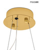 MOOSEE lampa wisząca FLORENS 120 złota