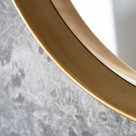 Lustro Harvey Round Mirror Gold 950 x 950 mm