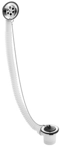 Zestaw wannowy z korkiem na łańcuszku, L-700mm, 6/4", stal nierdzewna połysk
