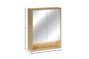 Szafka z Lustrem 60cm 2 Drzwi