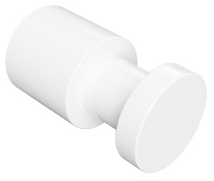 X-ROUND WHITE haczyk 30mm, biały mat