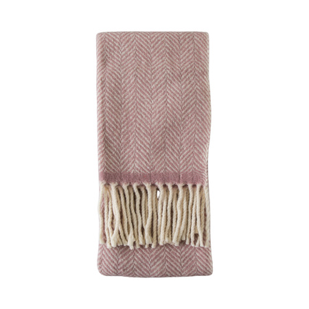 Wool Throw Blush 1300x1700mm