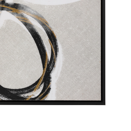 Obraz w ramie „Bold as Gold” – szary, 54,5 × 3,5 × 69,5 cm, zestaw 2 szt.