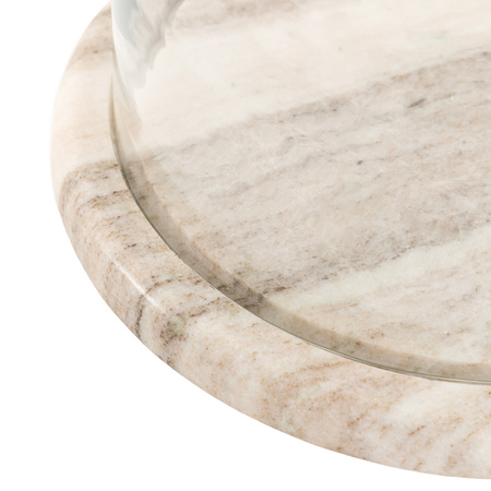 Novi Cake Dome Beige Marble 318x318x180mm