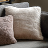 Maple Faux Fur Cushion Oatmeal 500x500mm