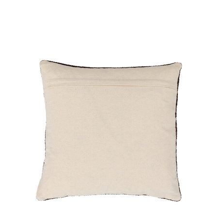 Kendal Chenille Cushion Brown 500x500mm