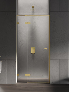 Drzwi wnękowe EVENTA GOLD SHINE 1D L 120x200 szkło czyste 8mm Active Shield 2.0