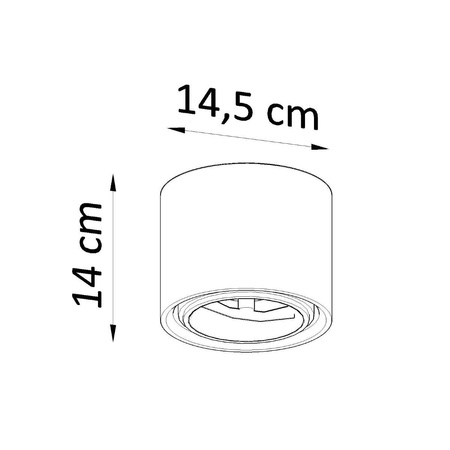 Plafon ceramiczny KALU