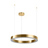 Lampa wisząca CIRCLE 60 cm - LED, ring mosiądz szczotkowany