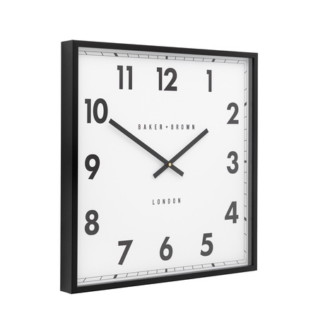 Buxton Wall Clock Black 50cm